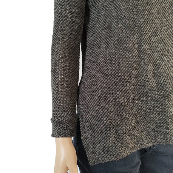 Olive Green Crochet LS Top XS - Picture 4 of 7